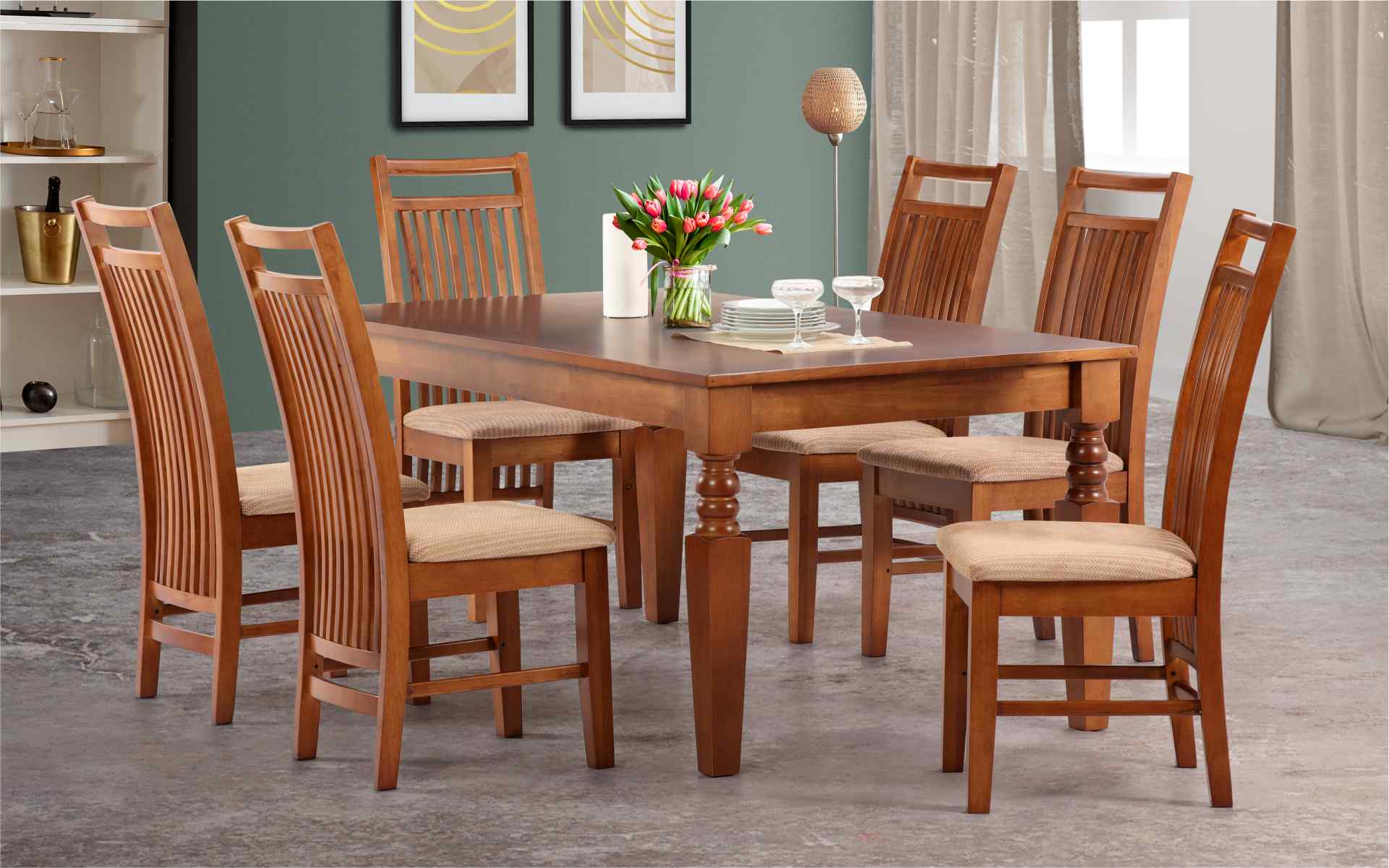 تصویر 4 از صندلی ناهارخوری چوبی مناسب دکوراسیون منزل